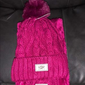 Ugg Hat and scarf